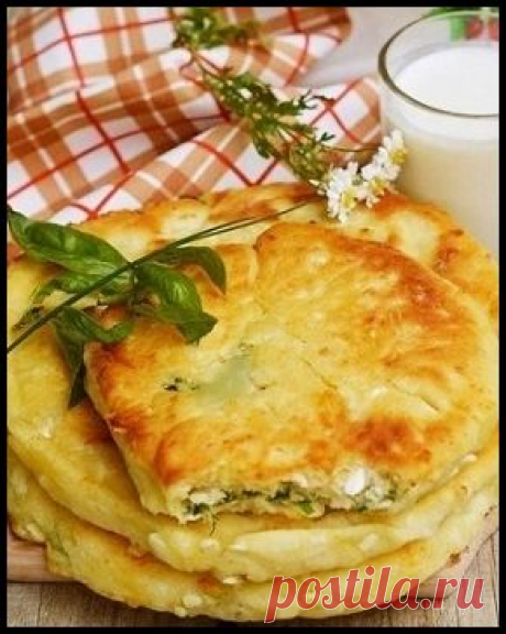 ЛЕПЁШКИ С СЫРОМ И ВЕТЧИНОЙ