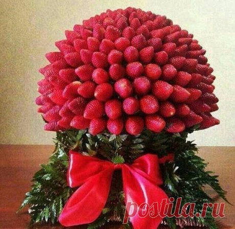 Букет из клубники 🍓 Захотелось? ❤ / Райская пища