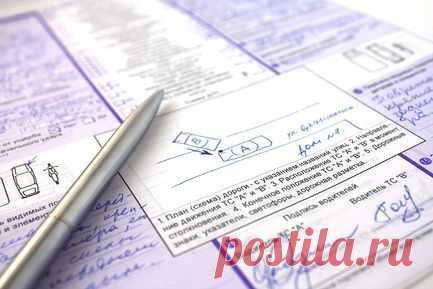 Как заполнить извещение о ДТП: образец заполнения, схема, скачать бланк?