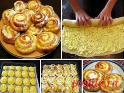 Домашняя кухня: Творожные завитушки в сметанной заливке