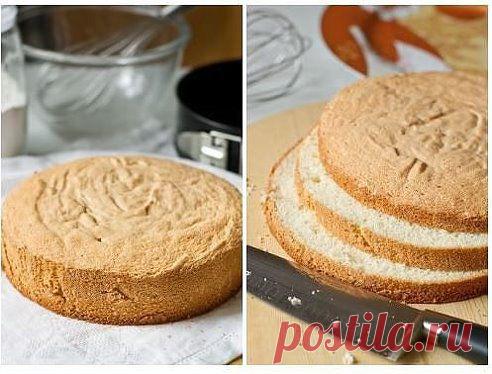 Бисквит без проколов