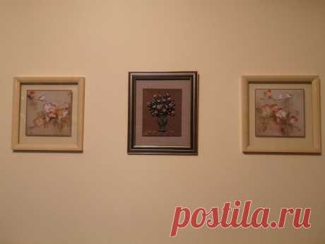 Как повесить картины дома без гвоздей и сверления стен? Делюсь личным опытом