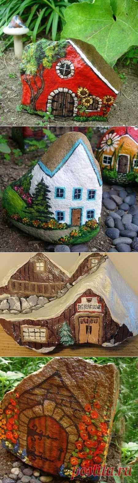 Раскрашиваем камушки.Дачные идеи....Интересные идеи Handmade