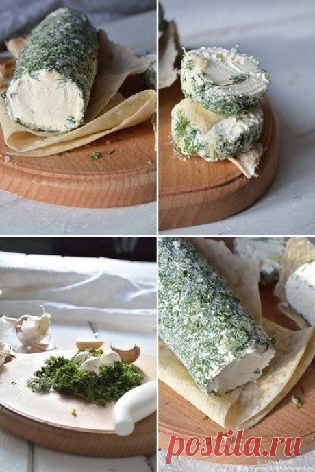 Творожный сыр из сметаны и кефира.