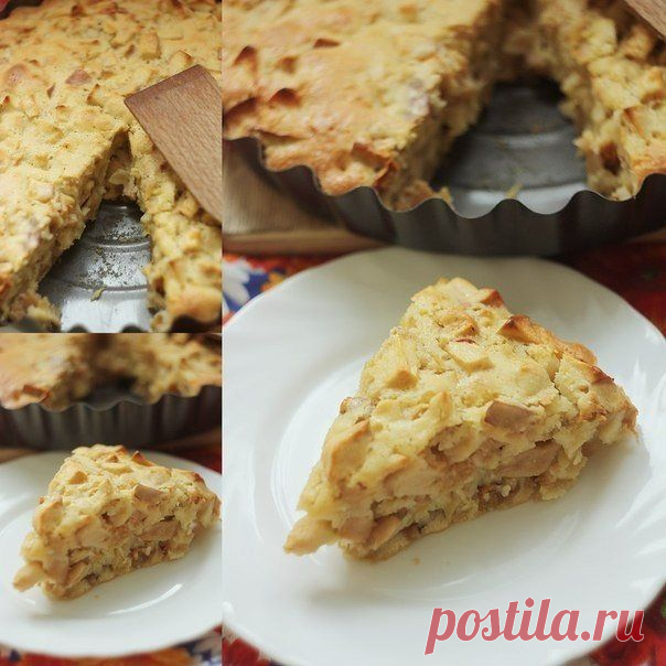 Шарлотка с яблоками. | Готовим вместе