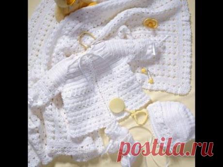 Crochet Along (CAL)  - Baby Layette Set  (Video 1)