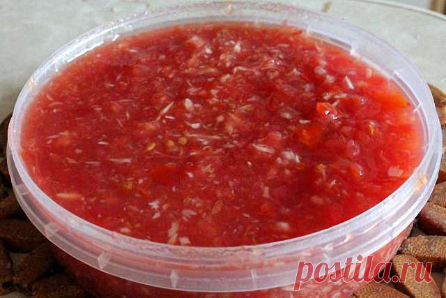 Острая приправа с хреном — Сад Заготовка