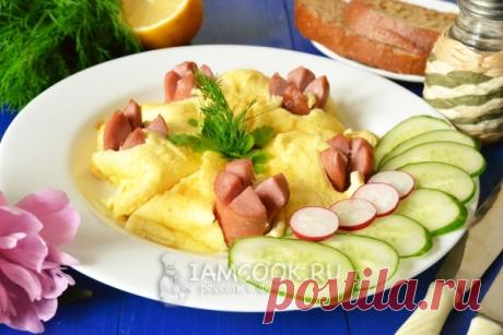 Омлет с сосисками в мультиварке