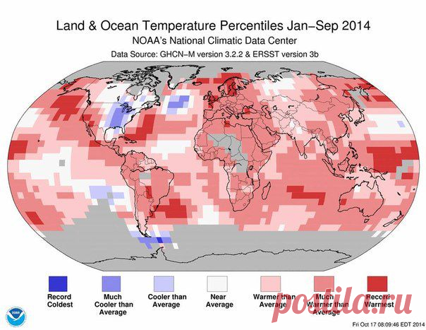Температурные аномалии с января по сен / Социальная погода