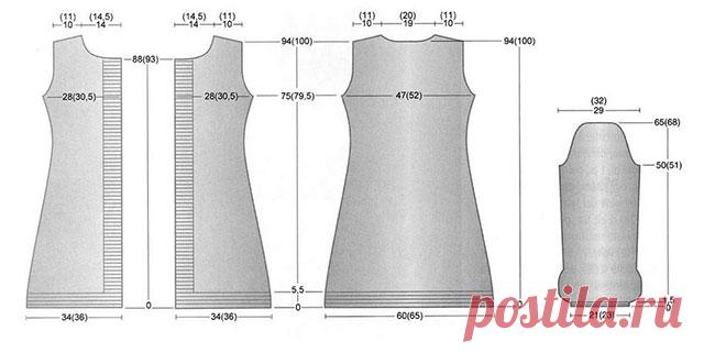 2 женских пальто в жемчужно-сером цвете спицами – описанием вязания с МК видео