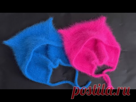 САМЫЙ ТРЕНДОВЫЙ АКСЕССУАР ЭТОГО СЕЗОНА, КОТОРЫЙ ВЯЖЕТ ВЕСЬ ИНСТАГРАМ! ЧЕПЧИК С УШКАМИ! МАСТЕР-КЛАСС
