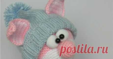 Розовый котик крючком. Описание Розовый котик вязаный крючком. Описание (схема)