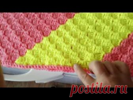 вязание по диагонали