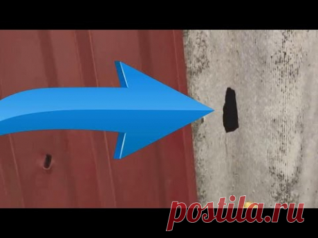 КАК НАВСЕГДА заделать дырку в любой крыше!!! И чем покрасить деревянные изделия 1 раз на 100 лет!!! - YouTube