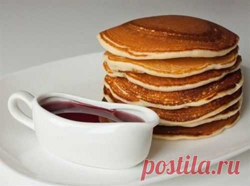 «Пэнкейки» – американские блинчики на сливках / Простые рецепты