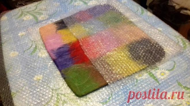 Валяная сумка. МК для начинающих. Часть вторая.