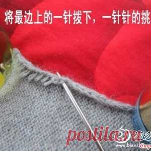 Бесшовное соединение вязаных деталей - МК с китайского форума - МирТесен