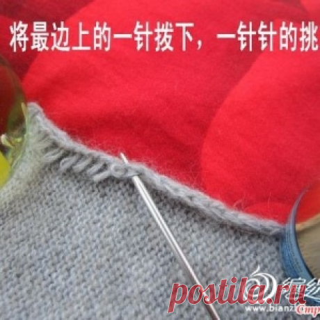 Бесшовное соединение вязаных деталей - МК с китайского форума - МирТесен