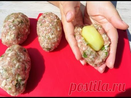 Такую вкусноту из фарша вы еще не готовили / Котлеты с сюрпризом в духовке