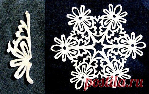 Снежинки из бумаги: схемы для вырезания