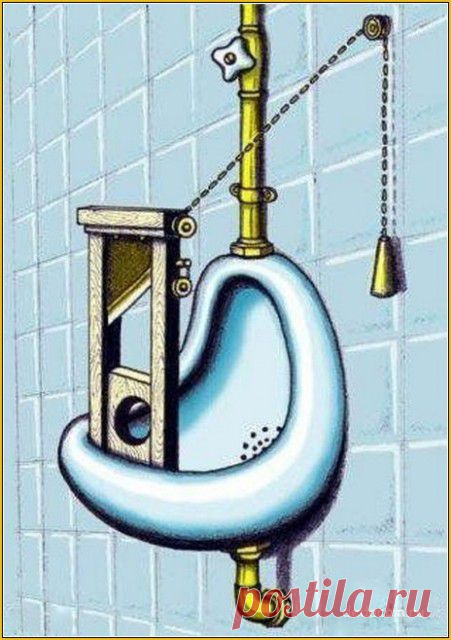 Черная, пошлая карикатура, как раз для понедельника... | Приколисты