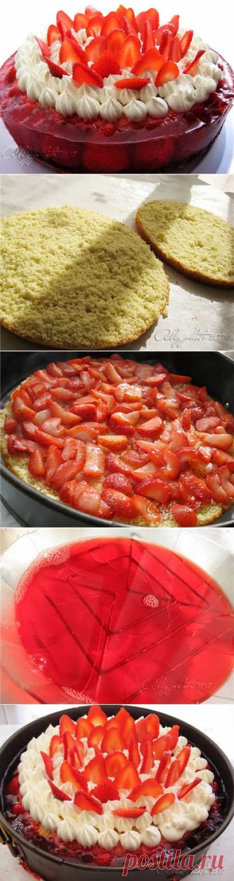 227. Торт "Клубника со сливками"