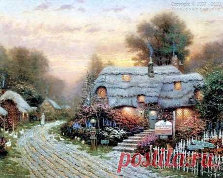 живопись Thomas Kinkade - 69 фото. Фотографии Валентин Иванов.