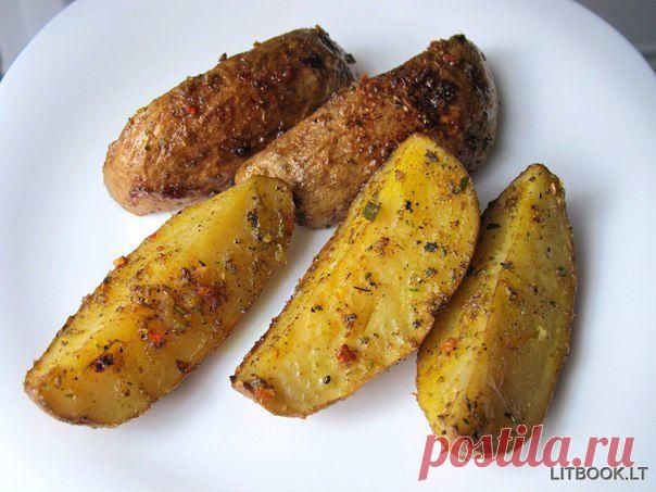 Как приготовить картофель по-деревенски | Готовим вместе