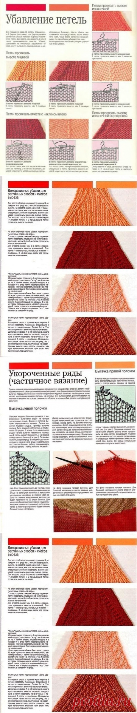 Убавляем петли грамотно!