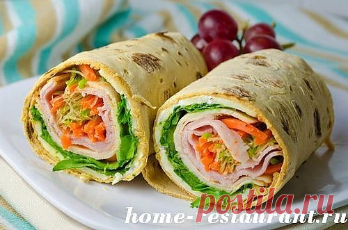 Рулет из лаваша: самые вкусные рецепты с фото | Домашний Ресторан