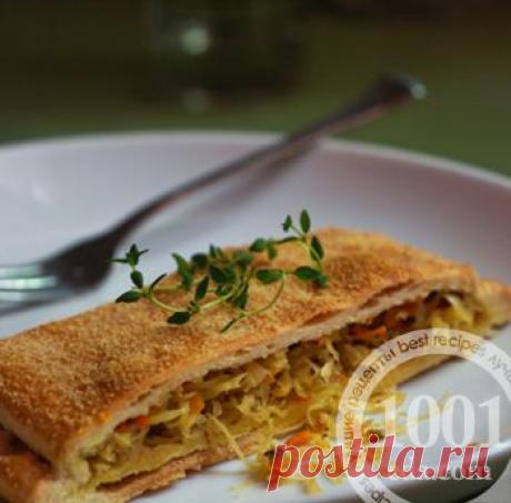 Как приготовить пирог с творогом и капустой - Пироги с овощами, грибами . 1001 ЕДА вкусные рецепты с фото!