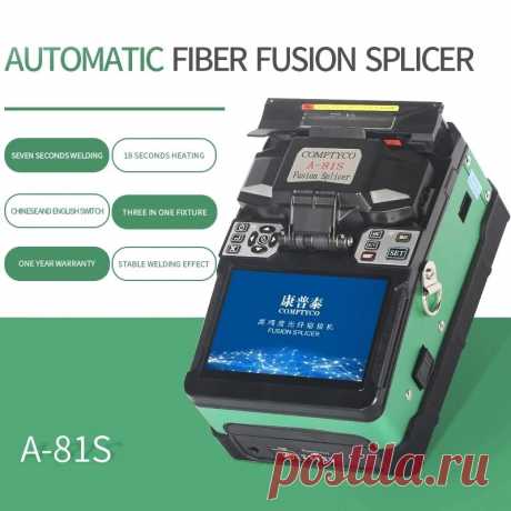 Comptyco a-81s green automatic fusion splicer machine fiber optic fusion splicer fiber optic splicing machine Sale - Banggood.com