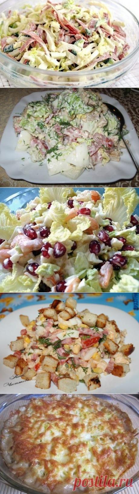 6 салатов с ПЕКИНСКОЙ КАПУСТОЙ!