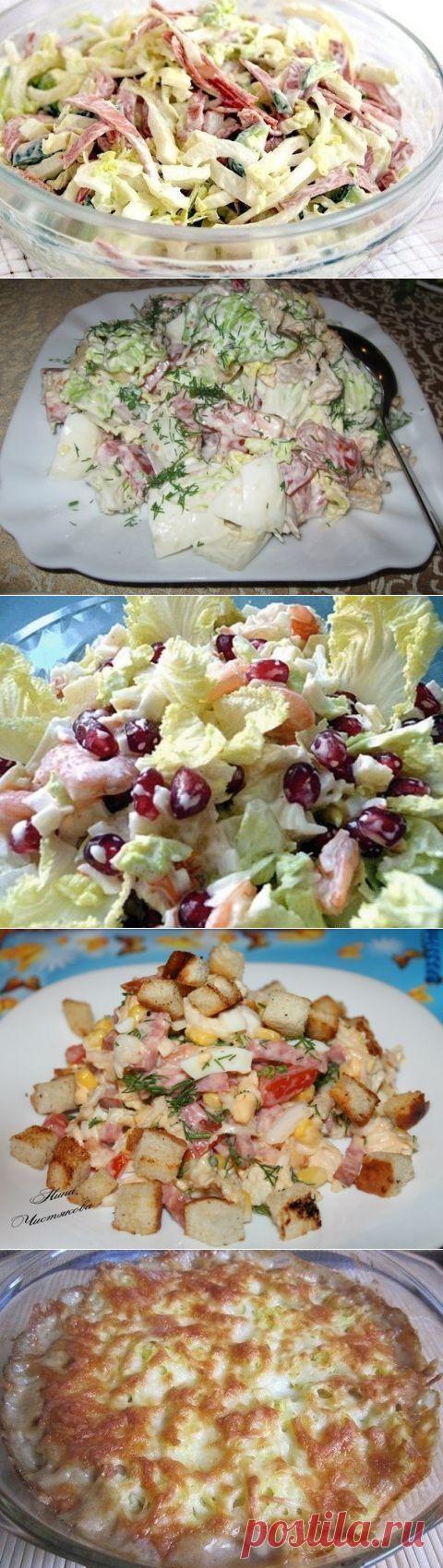 6 салатов с ПЕКИНСКОЙ КАПУСТОЙ!