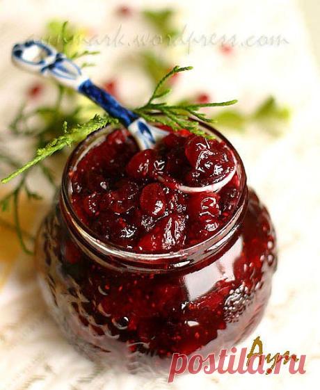 Клюквенный джем с апельсиновым ликёром | Мои Кулинарные Зарисовки
