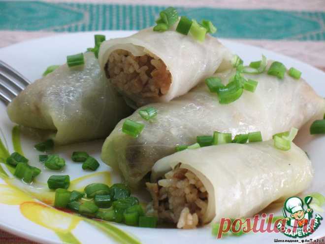 удивительно вкусные ПОСТНЫЕ ГОЛУБЦЫ с шампиньонами