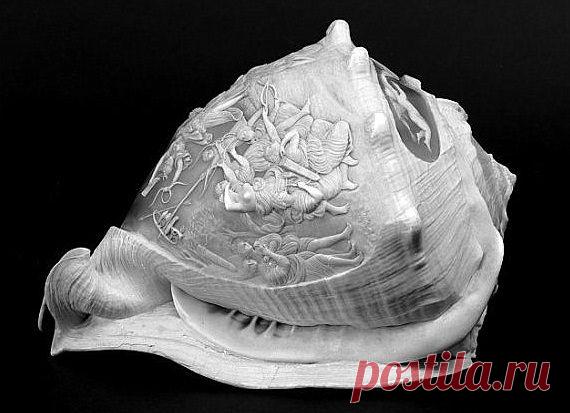 Красота!Эко-искусство: резьба по ракушкам!