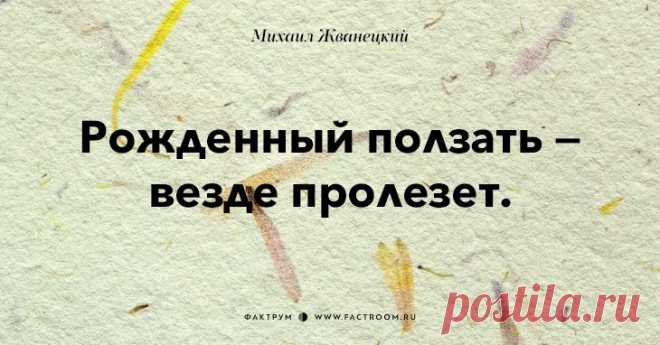 Афоризмы от Жванецкого))