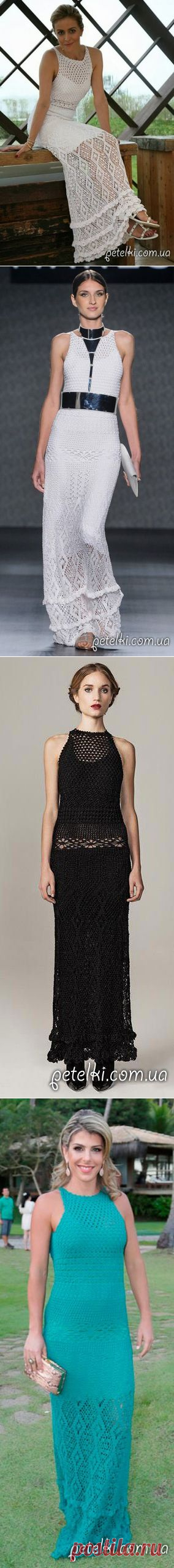 Платье Erica от Giovana Dias. Схемы вязания крючком