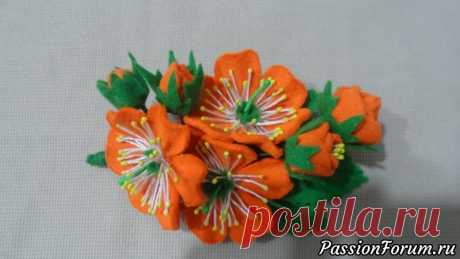 ​Брошь из фетра