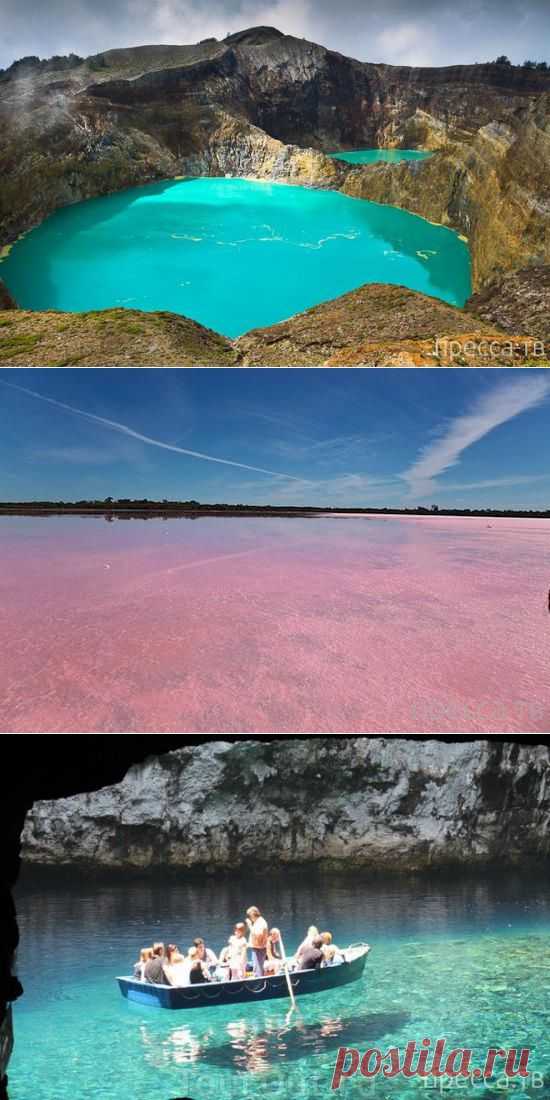 Самые необычные озера мира (10 фото) | Города и страны