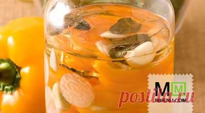 Перец в масле по-болгарски - кулинарный рецепт. Миллион Меню