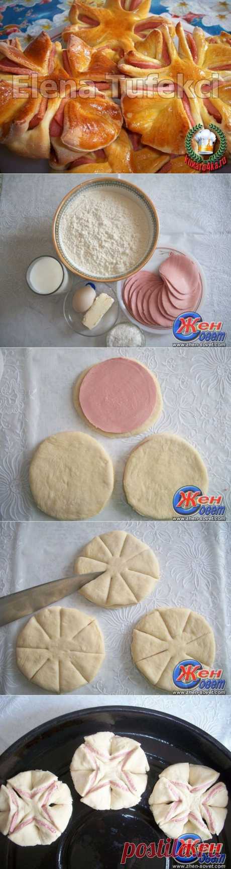 Колбасные цветы...