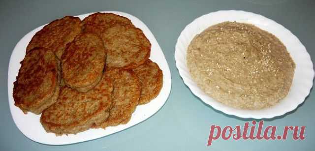 Паштет и котлетки из чечевицы
