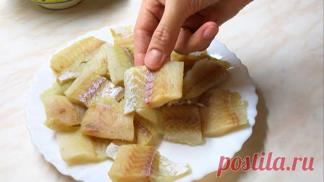 Минтай в кляре. Очень вкусно и просто. Хороший кляр, масло много не впитывает. | В гостях у Аннушки Рецепты | Дзен