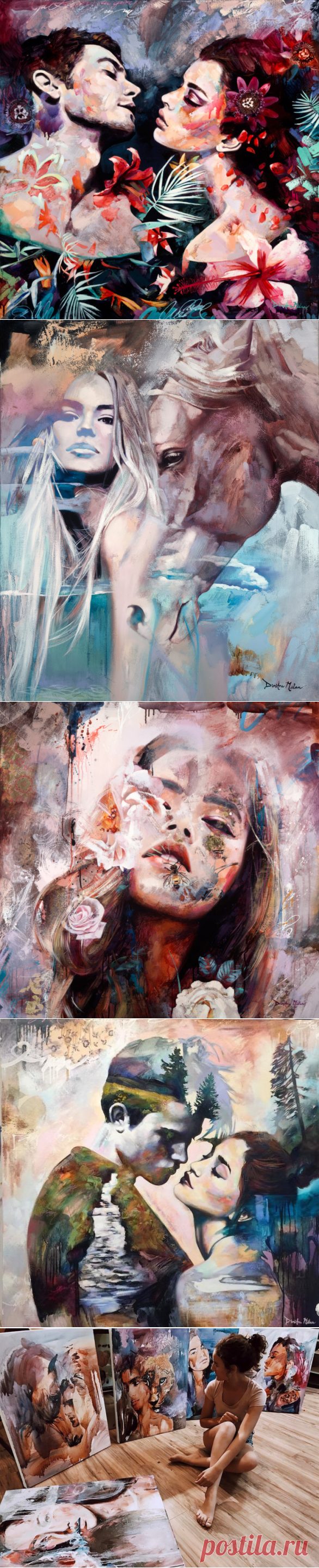 ✨ Димитра Милан поразила мир своими картинами.