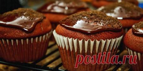 Кексы с шоколадной глазурью : Выпечка : Кулинария : Subscribe.Ru