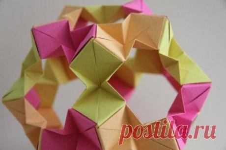 Как сделать шар кусудама пошагово