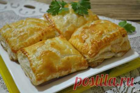 Пирожки с капустой из слоеного бездрожжевого теста - пошаговый рецепт с фото на Повар.ру