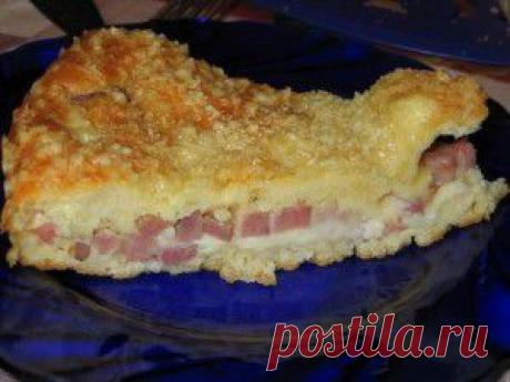 &quot;Быстрый пирог с ветчиной и сыром&quot;